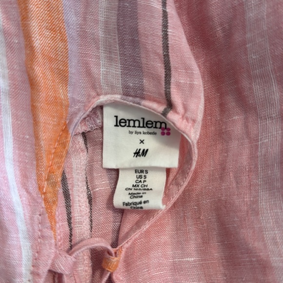 H&M x LEMLEM linen dress NWOT - Picture 9 of 9